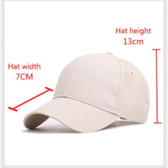 **SOLD OUT** 💯 Cotton High Ponytail Cap in Khaki - Picture 3 of 3